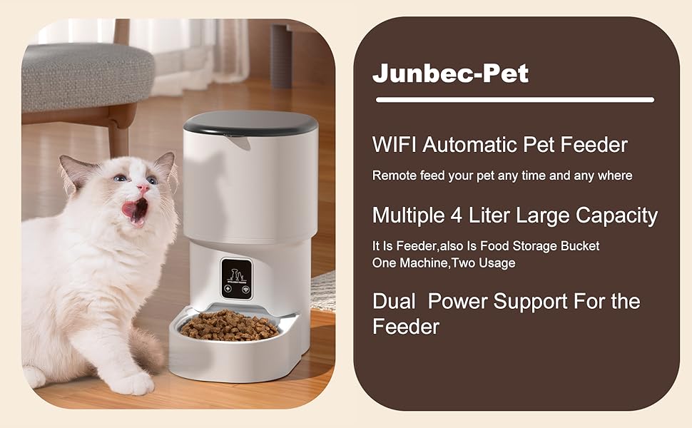 wifi automatic cat feeder