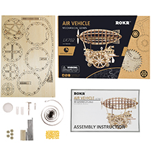 Title 4, ROBOTIME ROKR LK702 Quebra-cabeça 3D de Veículo...