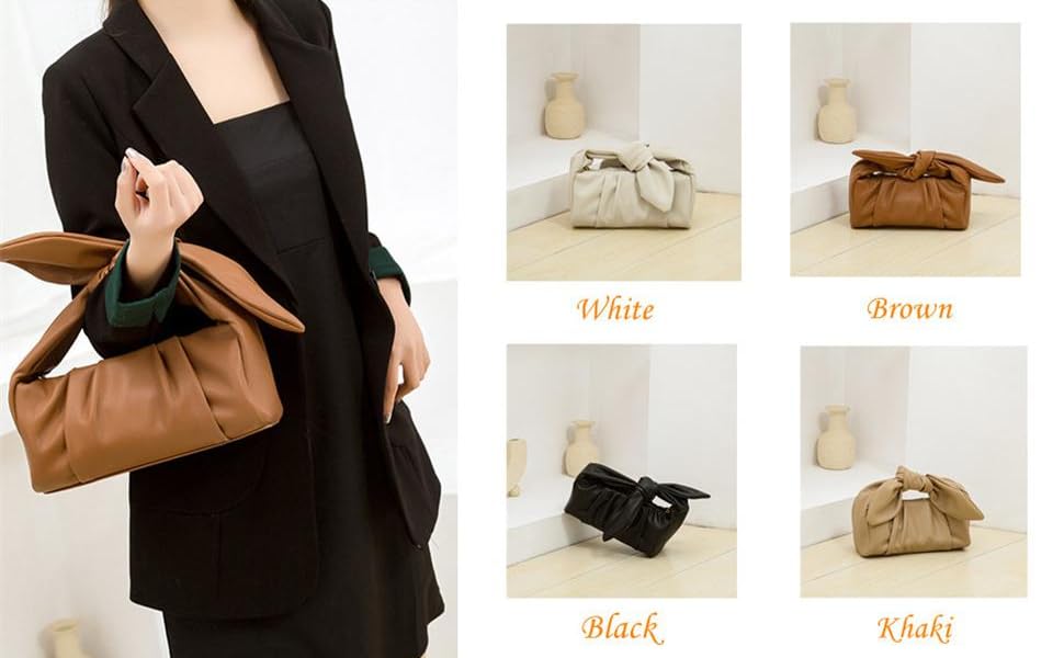 Womens Pouch Dumpling Crossbody Bag Cloud Handbag