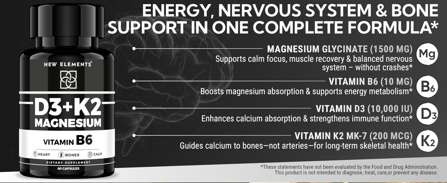 D3 K2 &amp; Magnesium with Vitamin B6 2