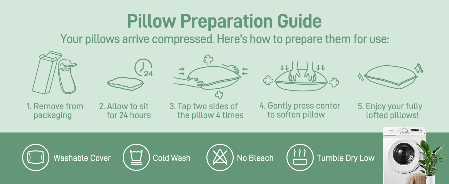 Pillow Preparation Guide