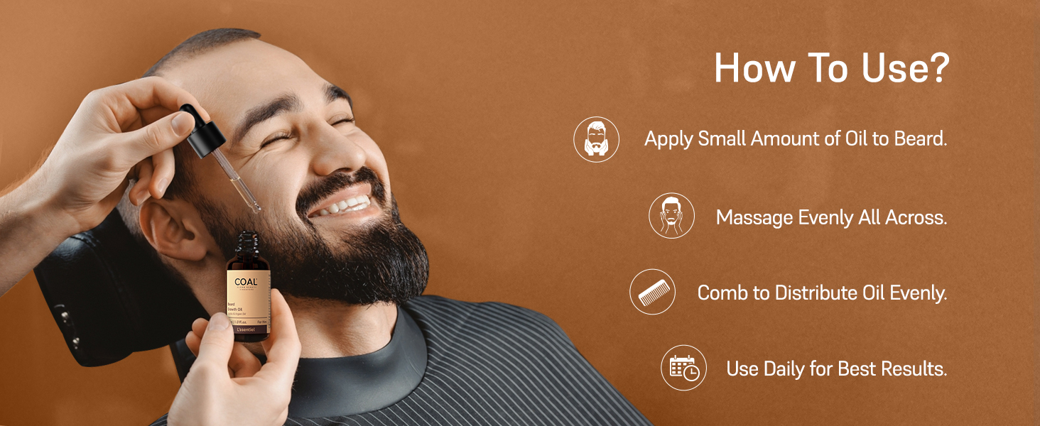 men beard growth oil