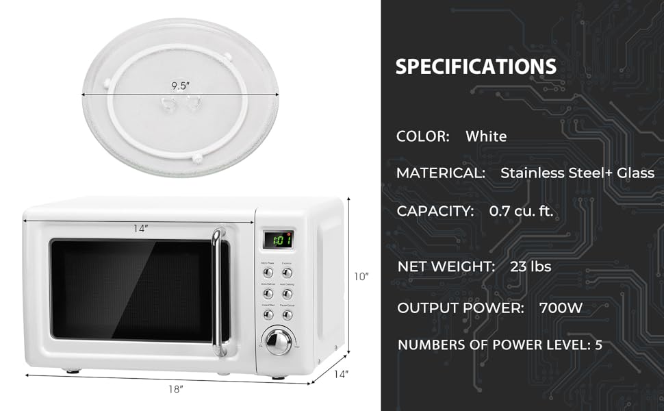 コフィー [DVD] p706p5g Amazon.com: Retro Microwave Oven, 0.7cu.ft Countertop