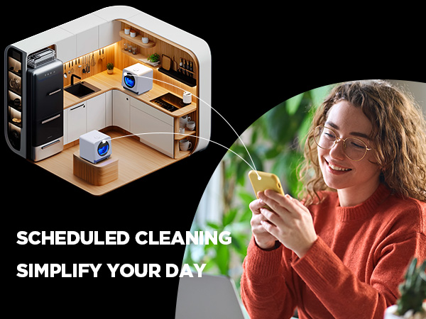 Scheduled cleaning, simplify your day