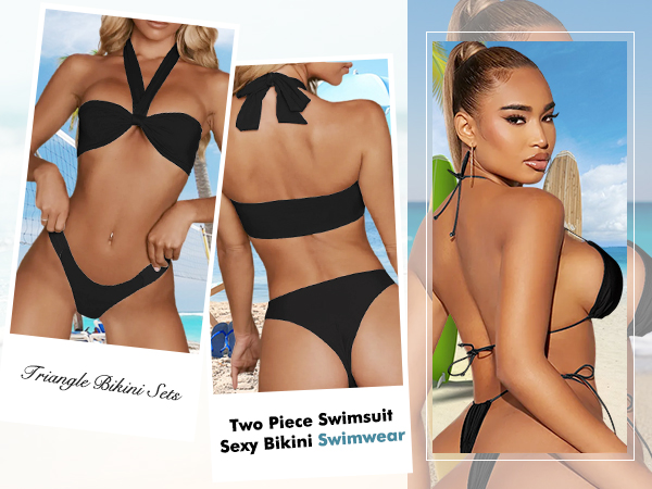 Amazon.com: MARZXIN Women Two Piece Swimsuit Sexy Bikini