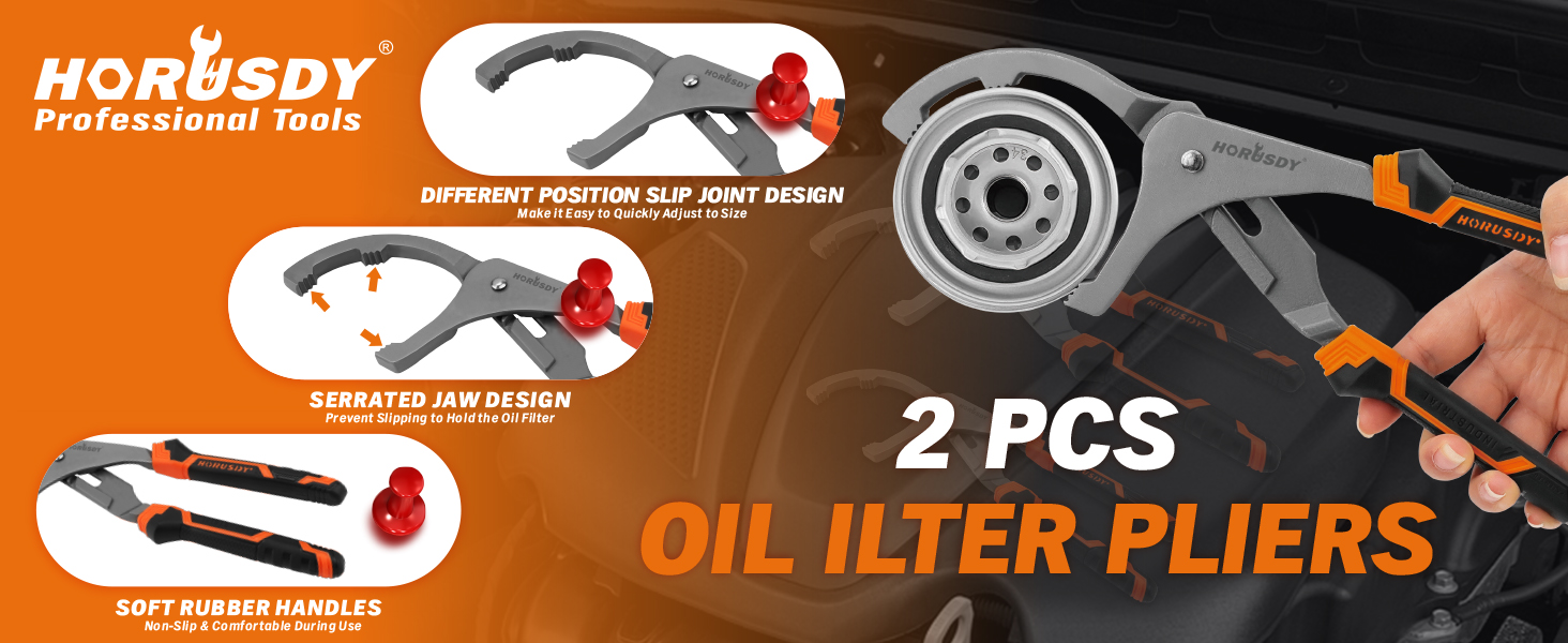 11-Piece Oil Filter Wrench Set