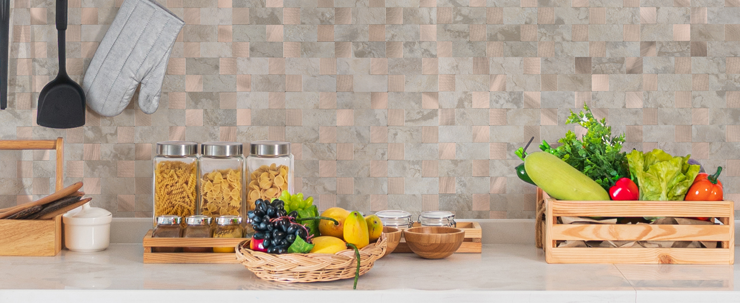 back splash for kirchen wall peel and stick