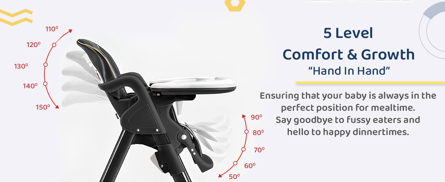 Ergonomic baby chair