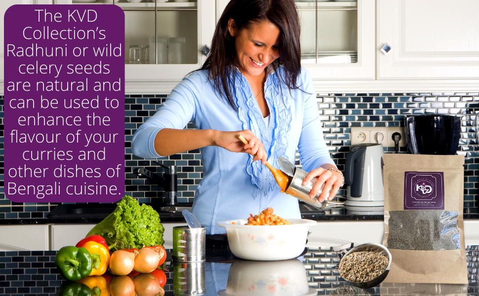 KVD Collection Bangla Radhuni 200G Wild Celery Seeds for