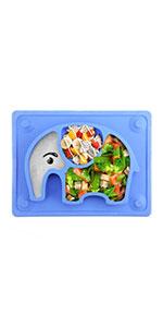 baby plate with suction