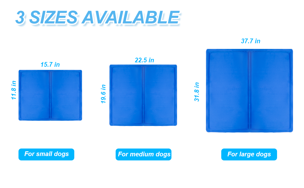 Oziral Dog Cooling Mat, Pressure Activated Pet Cooling Mat