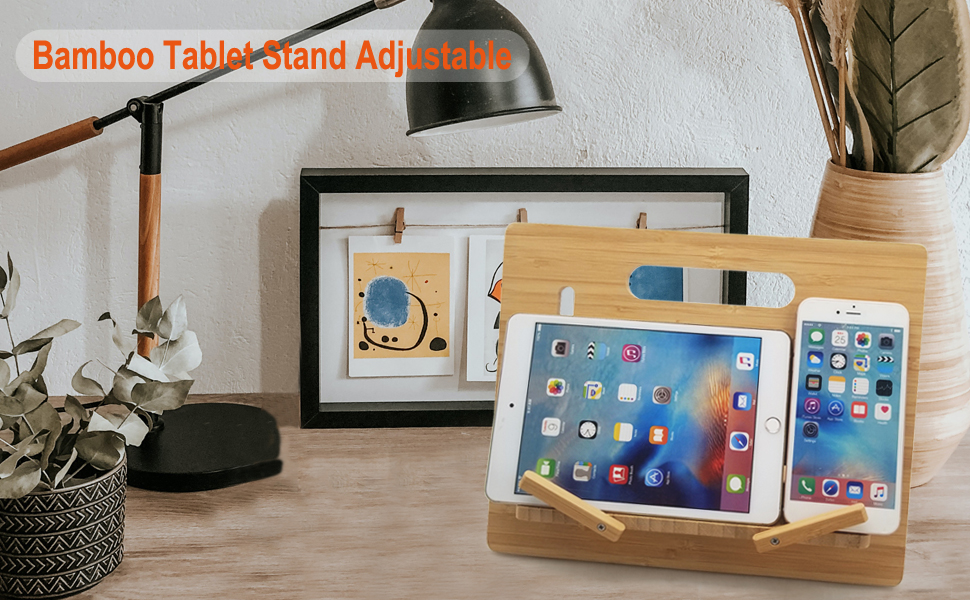 Bamboo Tablet Stand