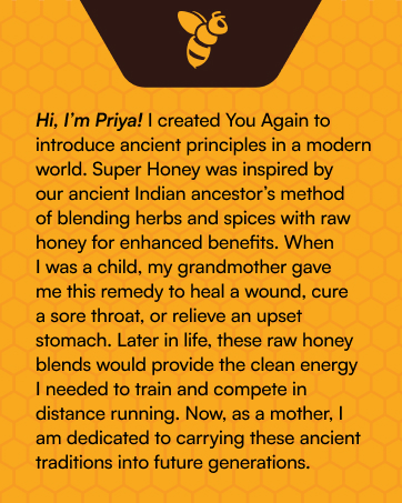 Brand Story, You again, super honey, athletic performance
