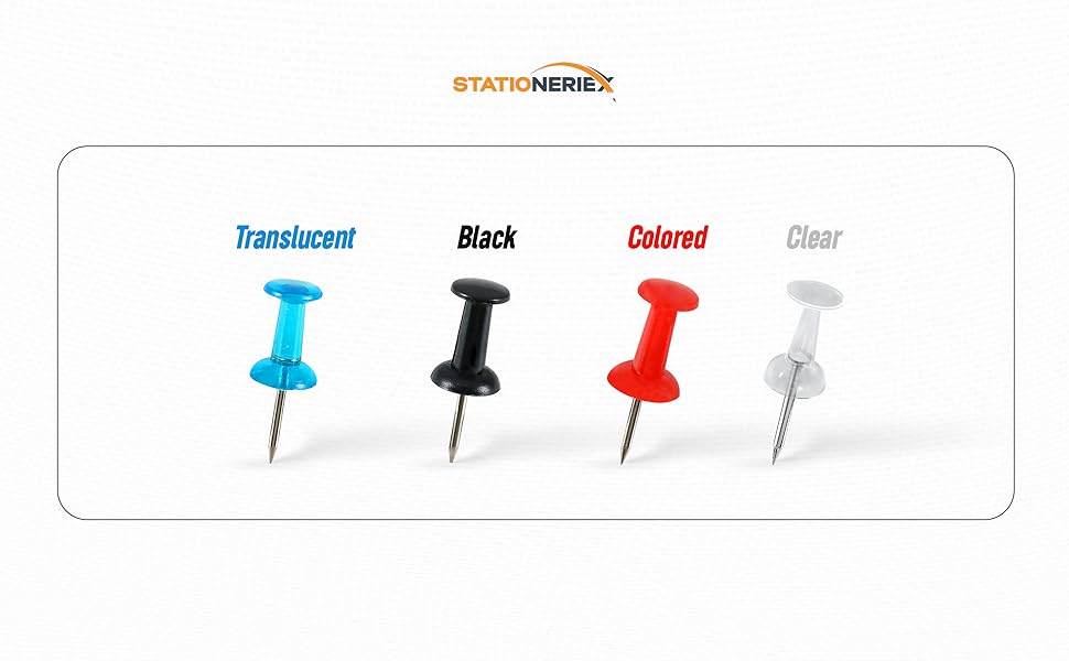 600 Multi Color Push Pins for Bulletin Board Thumb Tacks