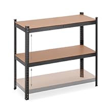 Relaxdays Schwerlastregal für Keller und Garage, 5 Ebenen, 1250 kg Tragkraft, Metall Lagerregal, 180x100x41 cm, Schwarz A7c44b46 A7f7 4077 914d 63b60c42c98a. CR0,0,300,300 PT0 SX220 V1