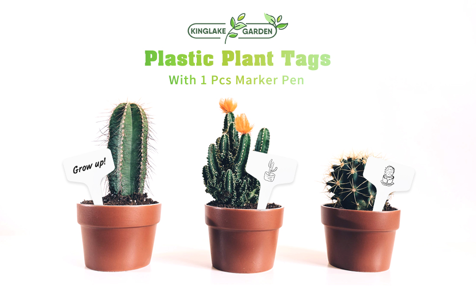 KINGLAKE GARDEN Plant Labels,Plastic Plant Name Tags,200PCS