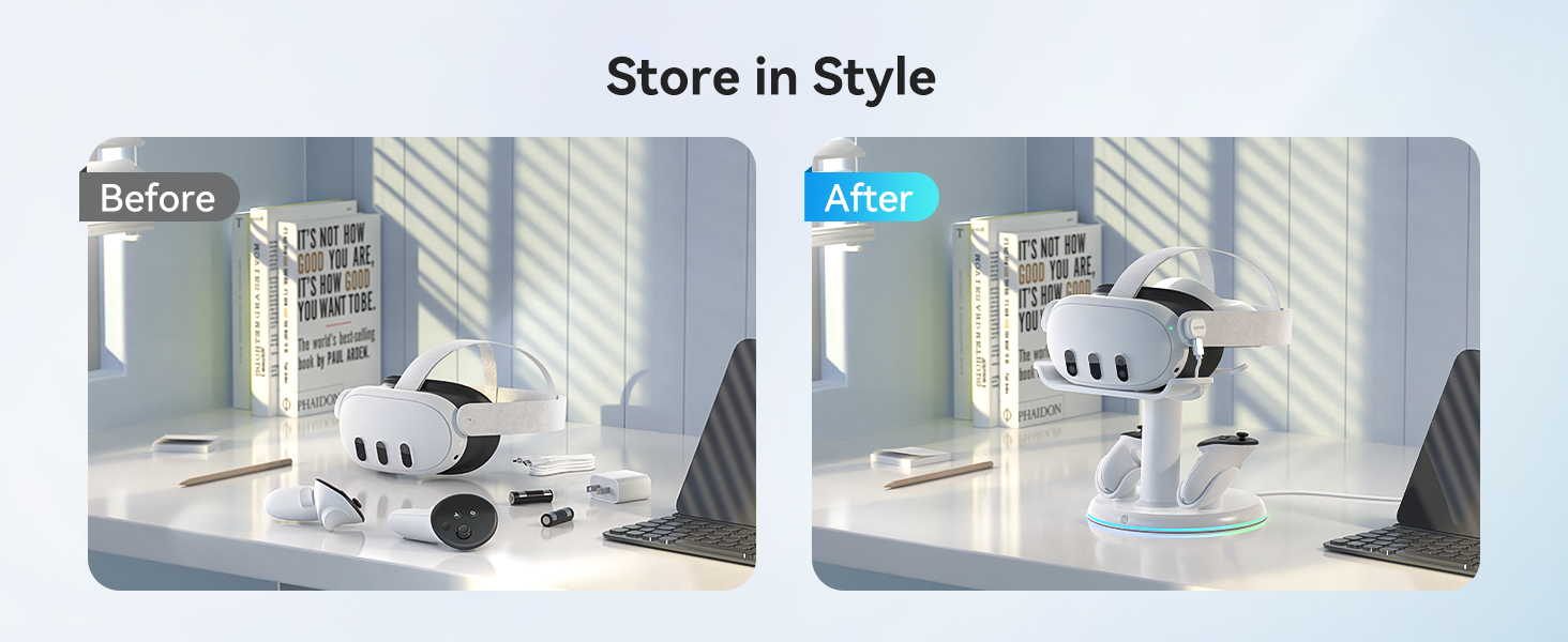 Quest 3/3S charging dock