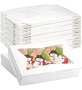 ZEAYEA 36 Pcs White Bakery Boxes, 12