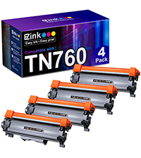 E-Z Ink TN760 Compatible Toner Cartridges Replacement for Brother TN-760 TN730 TN-730