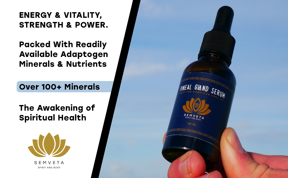PINEAL GLAND SERUM Pineal Gland Supplement Pineal Gland Detox