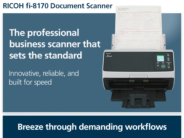 RICOH fi-08170 Document Scanner