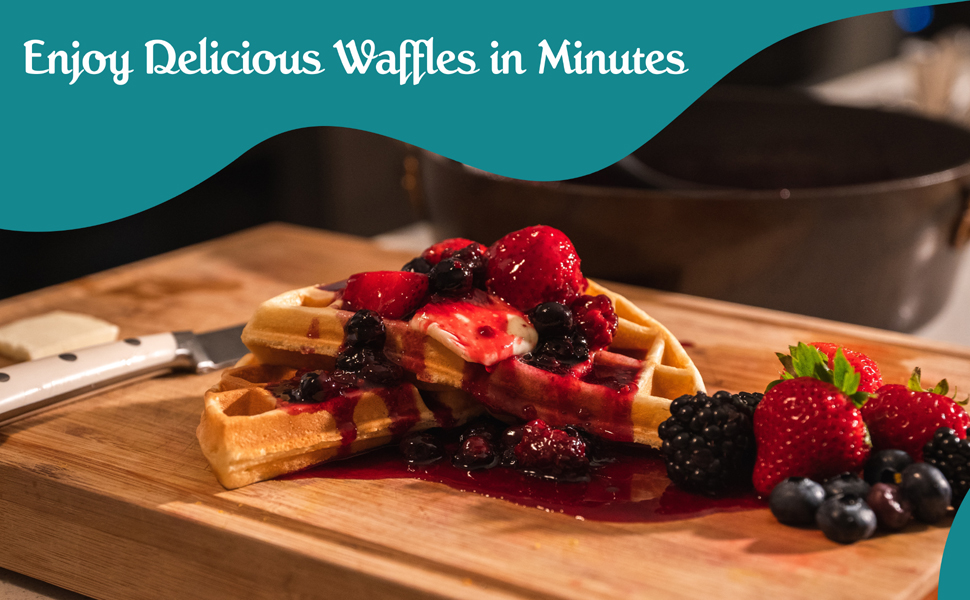 3-in-1 Mini Waffle Maker