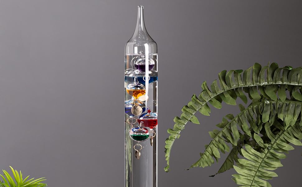 Palais Essentials Galileo Thermometer Floating Glass