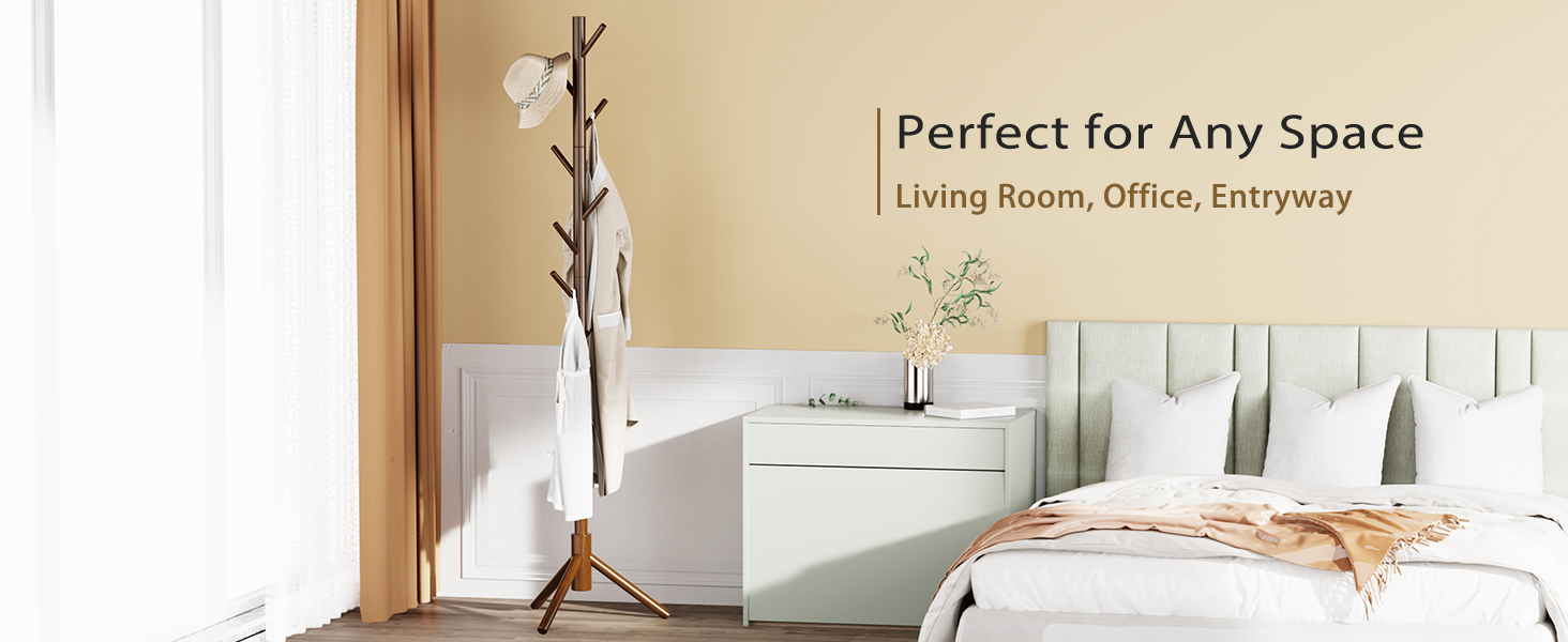 coat rack tree freestanding hat rack hall tree coat stand PIWCR01