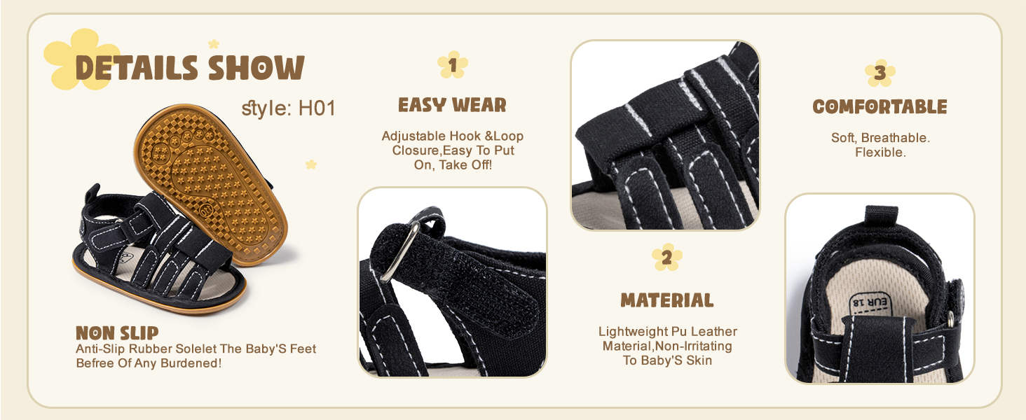 infant summer shoes