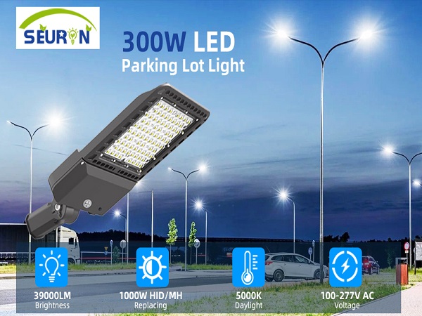 アースライト ルナストライク p706p5g 300W LED Parking Lot Lights Outdoor with Dusk to Dawn
