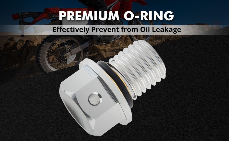 NICECNC Silver M12 x 1.5 Oil Drain Plug Bolt Dirt