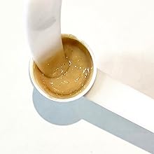 mixed dye cream,it's bonde before putting on lashes or brows