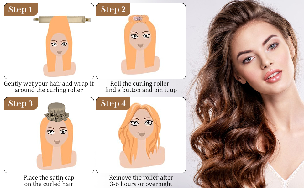 locken ohne hitze, heatless curls hair, lockenwickler über nacht, heatless curls, lockenwickler
