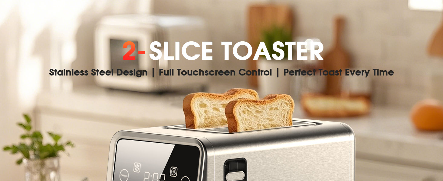 Touch Screen Toaster 2 Slice