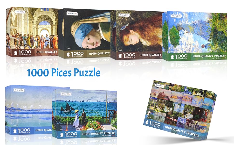 Amazon | CHengQiSM 1000ピース ジグソーパズル モネ Garden at