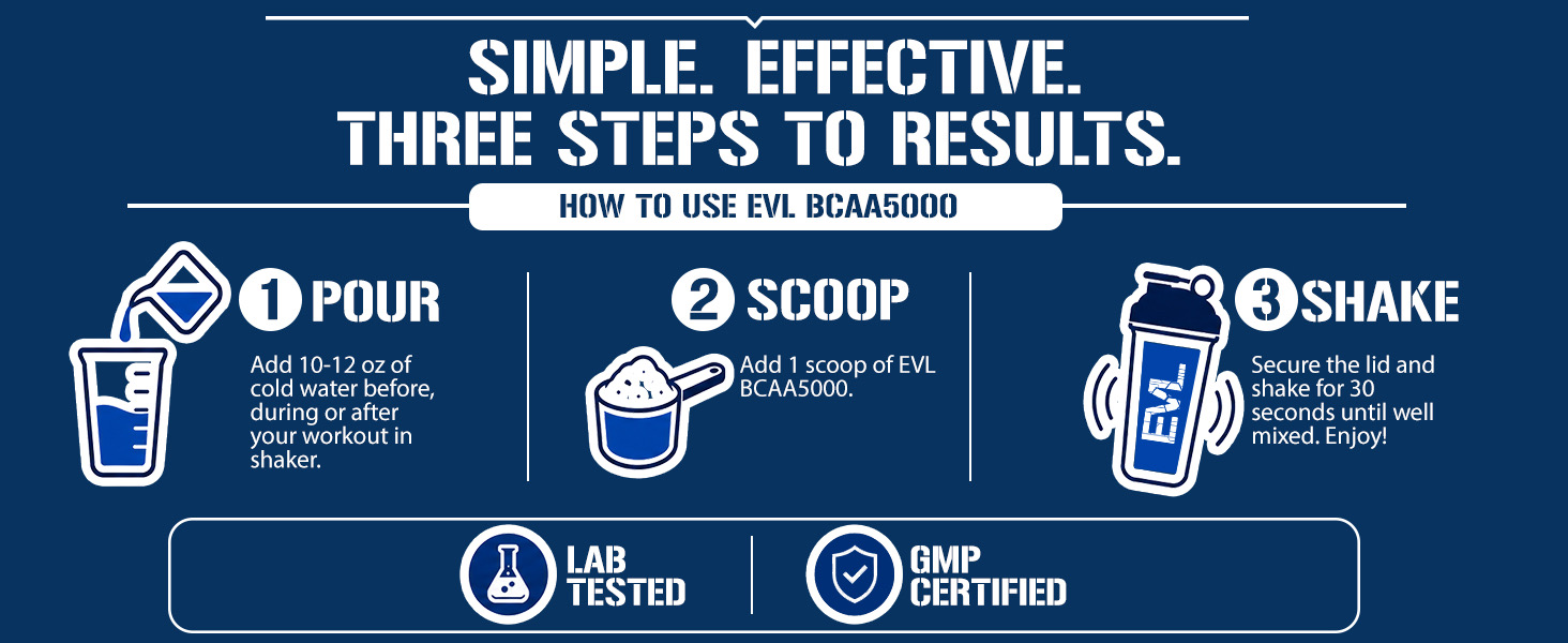 Evlution EVL BCAAs Amino Acids Powder - BCAA Powder Post Workout Recovery Drink and Stim Free Pre Workout Energy Drink Powder - 5g Branched Chain Amino Acids Supplement for Men - Μη αρωματισμένη σκόνη