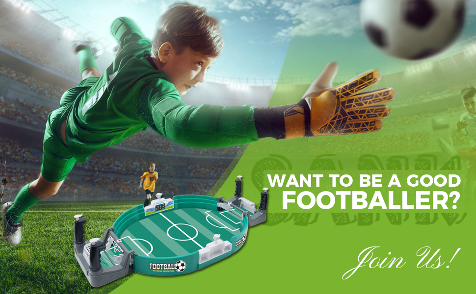 Gohomie Football Table Interactive Game Mini Table Soccer Game Toy on