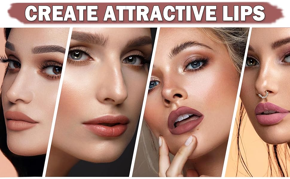 XINGXYUEL 3PCS Nude Lipstick Set Matte Lip Stick