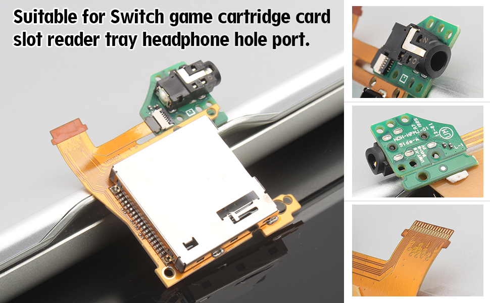 YWLRONG Game Card Reader Slot for Nintendo Switch Lite HDH
