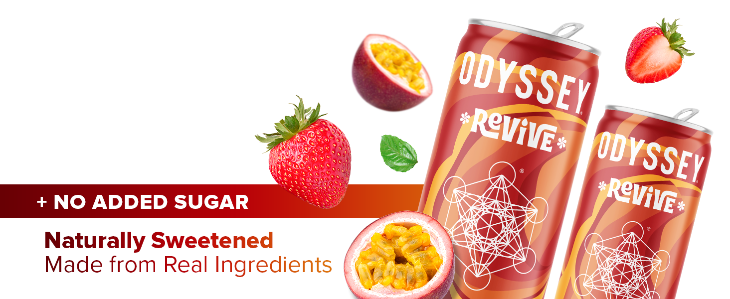 Revive - Strawberry Passionfruit - NO ADDED SUGAR