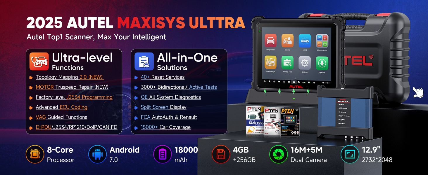 autel scanner maxisys ultra ms919 ms909 elite ms908s pro ms906 pro automotive diagnostic scan tool
