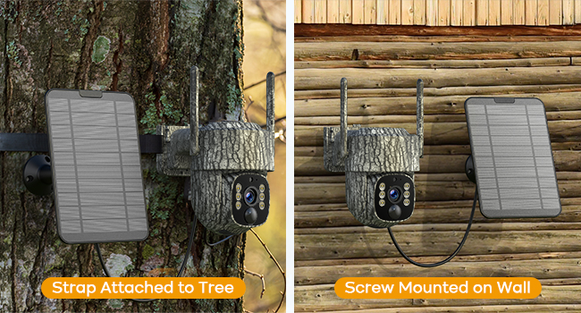 trail camera game camera cellular 4G solar wireless hunting sends picture