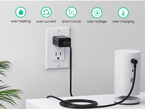 Amazon.com: OLAIKE Indoor/Outdoor Power Adapter for Ring