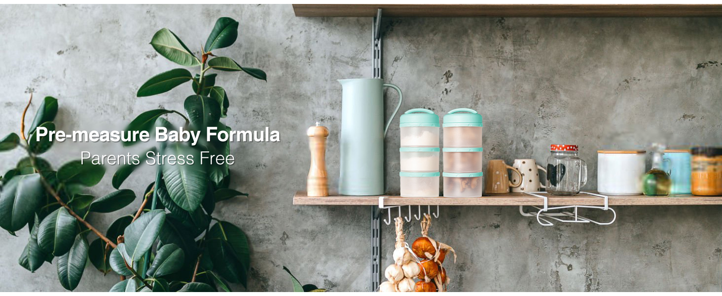 baby formula dispenser on the go new parents gift set