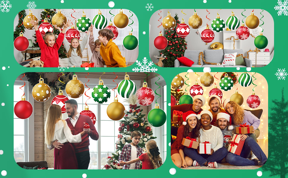 Xmas Winter Holiday Ceiling Decor