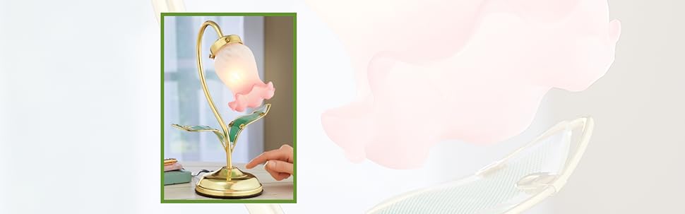 Tulip flower touch lamp