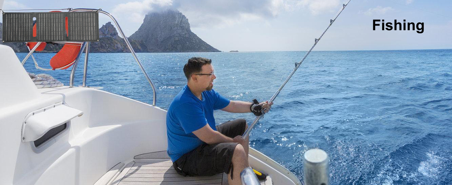 solar charger fishing