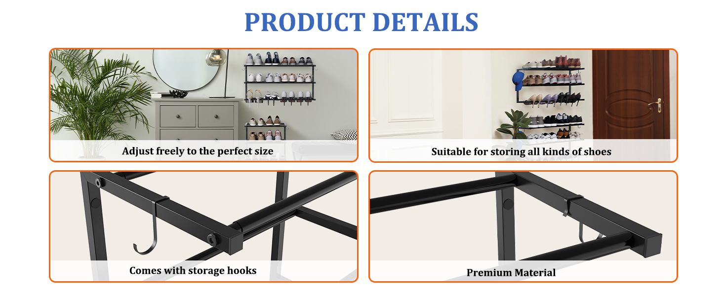 wall  shoe rack