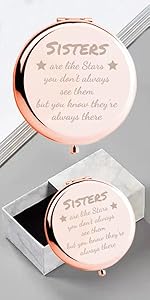 gift mirror - sisters are like stars