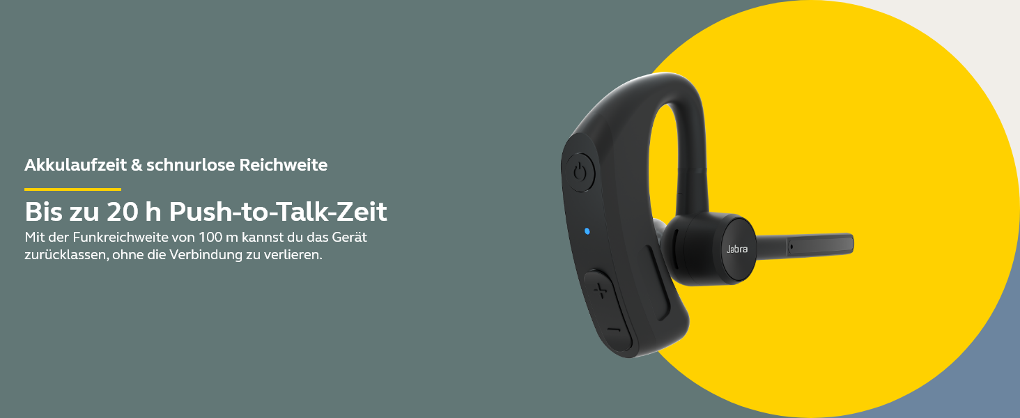 Jabra Perform 45 Mono Bluetooth Headset mit Ohrbügel, integriertes